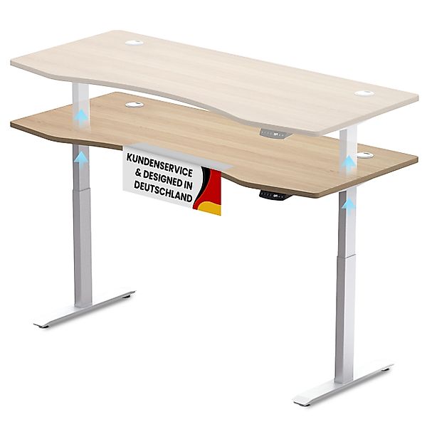 PROMAFIT Arbeitstisch Schreibtisch Stehtisch mit elektrischer günstig online kaufen