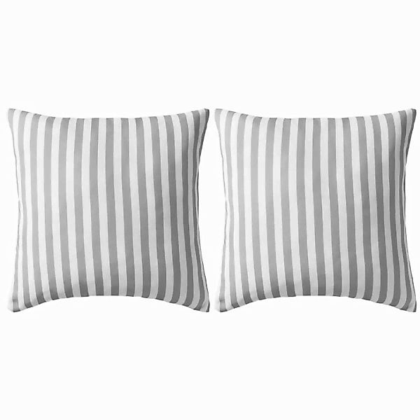 vidaXL Zierkissen, Gartenkissen 2 Stk. Streifenmuster günstig online kaufen