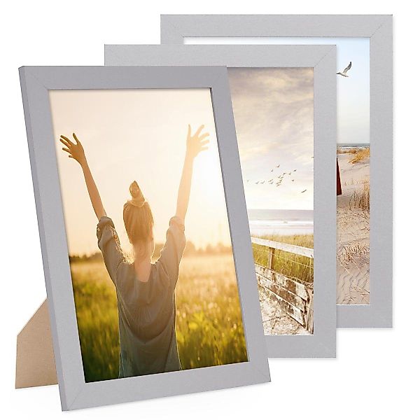 PHOTOLINI Bilderrahmen 3er Set breite Rahmen, günstig online kaufen