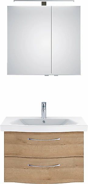 Saphir Badmöbel-Set »6005 Sprint 2-teilig, Keramik-Waschtisch mit LED-Spieg günstig online kaufen