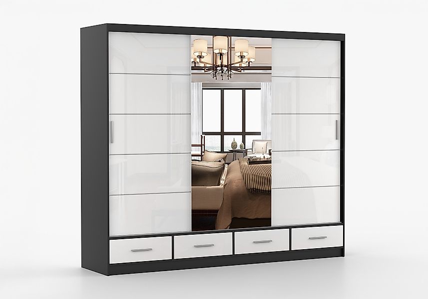 imoebel24 Schwebetürenschrank FLORENCE S 250 cm günstig online kaufen