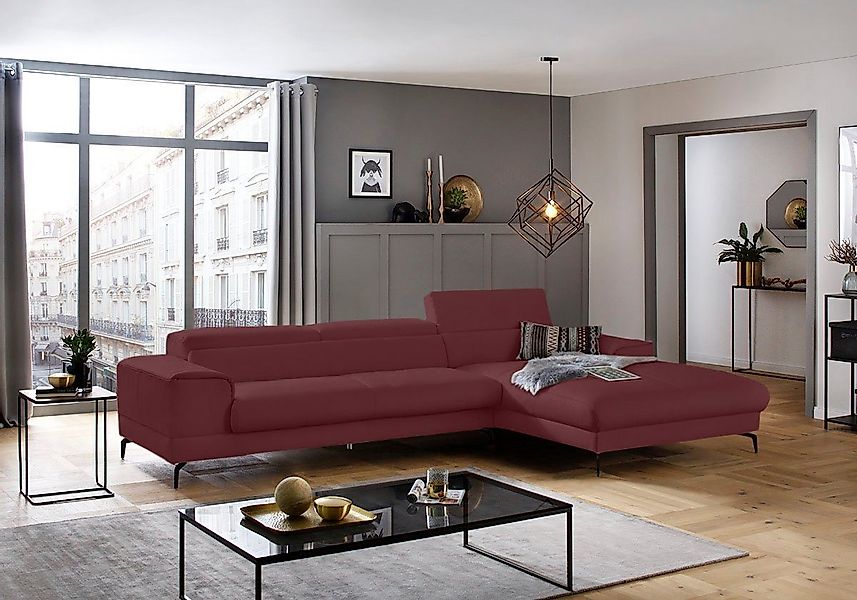 W.SCHILLIG Ecksofa piedroo, Designsofa mit tollem Sitzkomfort, bequem, L-Fo günstig online kaufen