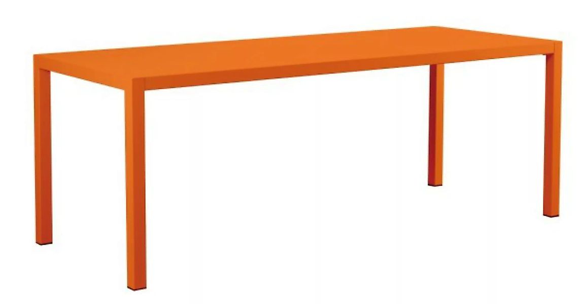 Großer Esstisch Quatris 200x80x75 cm orange günstig online kaufen