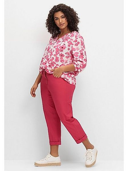 Sheego 7/8-Hose Große Größen in Baumwoll-Stretch-Qualität günstig online kaufen
