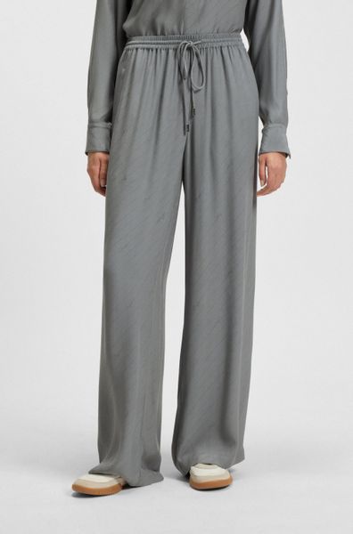 BOSS ORANGE Stoffhose "Tane Premium Damenmode" mit Logo-Jacquard günstig online kaufen