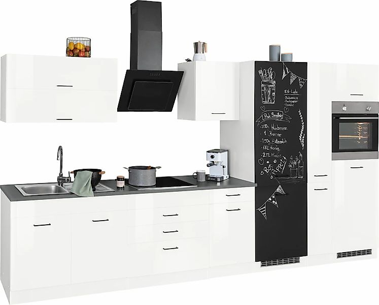 KOCHSTATION Küchenzeile »KS-Trier«, mit E-Geräten, Breite 380 cm günstig online kaufen