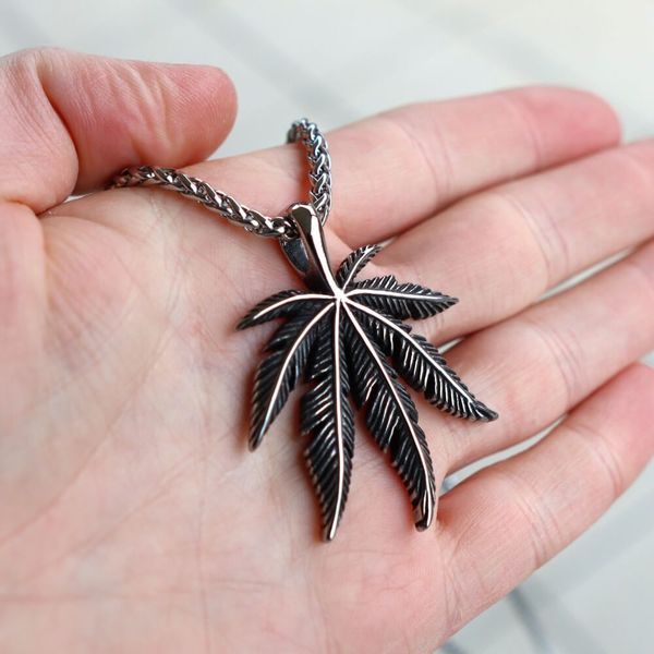 DALMARO Kette mit Anhänger Lederkette Edelstahlkette günstig online kaufen