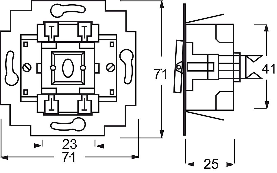 Busch-Jaeger Kontrollausschalt.-Einsatz 2polig 2000/2 UK - 2CKA001022A0656 günstig online kaufen