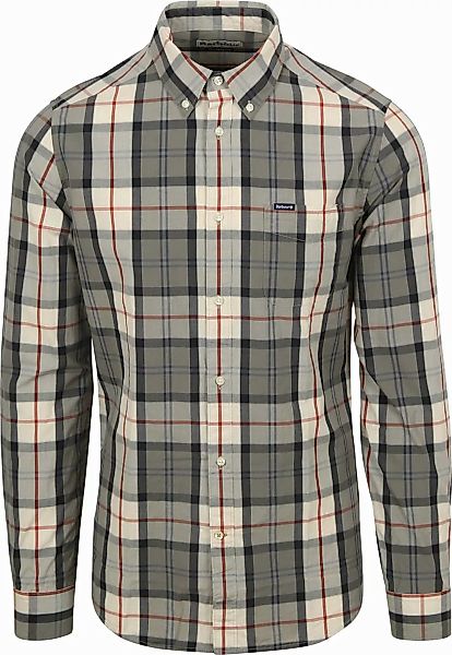 Barbour Shirt Nelson Tailored Stone Beige - Größe M günstig online kaufen