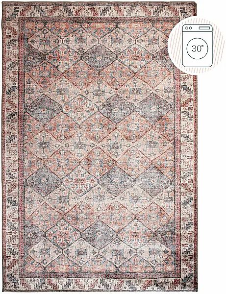 FLAIR RUGS Teppich »Dion«, rechteckig, 4 mm Höhe, Waschbarer Traditioneller günstig online kaufen