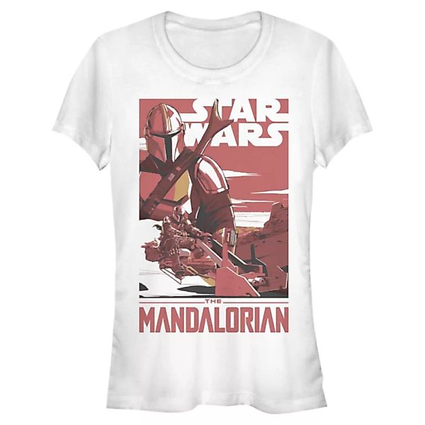 Star Wars - The Mandalorian - Gruppe Mad Mando Poster - Frauen T-Shirt günstig online kaufen
