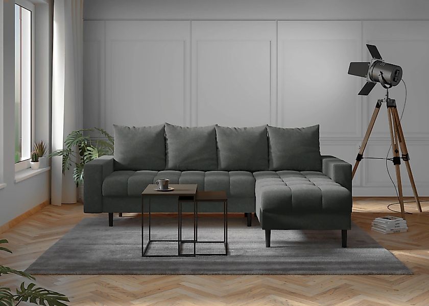 INOSIGN Ecksofa "Lillemor", auch mit extrakurzer Lieferzeit, incl. Bettfunk günstig online kaufen