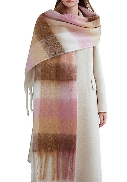 THE FASHION HOUSE Schal Damen Schal Winter Herbst kariert in Übergröße Deck günstig online kaufen