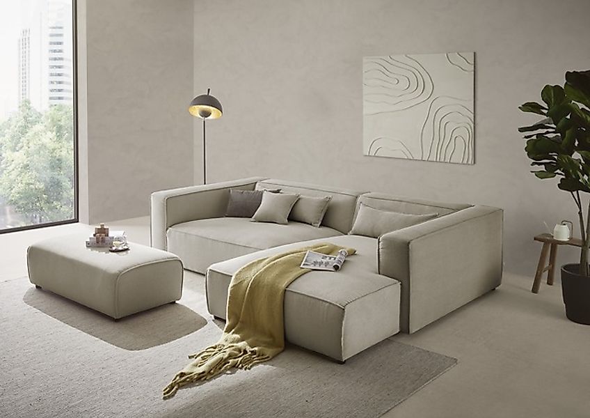 LeGer Home by Lena Gercke Ecksofa »PIARA XXL, L-Form, Schlaffunktion, Cord, günstig online kaufen