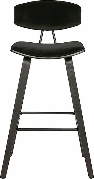 WOOOD Barhocker "Senn" 2 Stk. tlg. Sitzfläche aus Samt, H 94 cm x B 41 cm günstig online kaufen