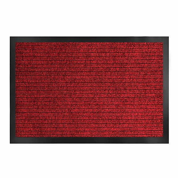 KARAT Schmutzfangmatte Dura Rutschfeste Türmatte Rot 90 x 150 cm günstig online kaufen