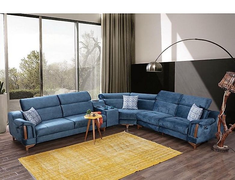 JVmoebel Ecksofa Wohnzimmer Ecksofa L-Form Sofa Couch Modern Design Möbel T günstig online kaufen