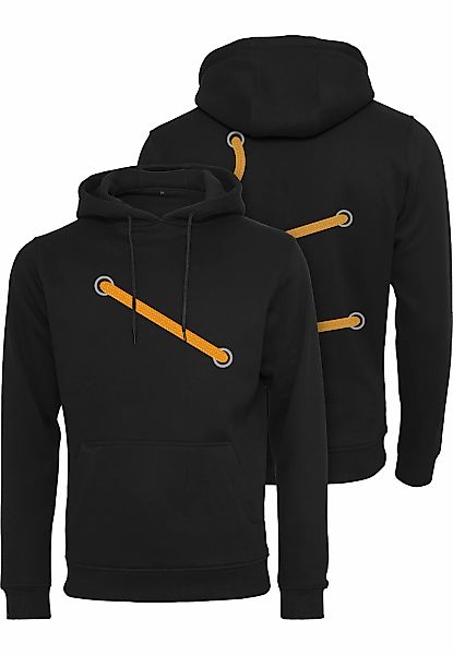 MisterTee Kapuzenpullover "MisterTee Herren Laces Hoody" 1 Stk. günstig online kaufen