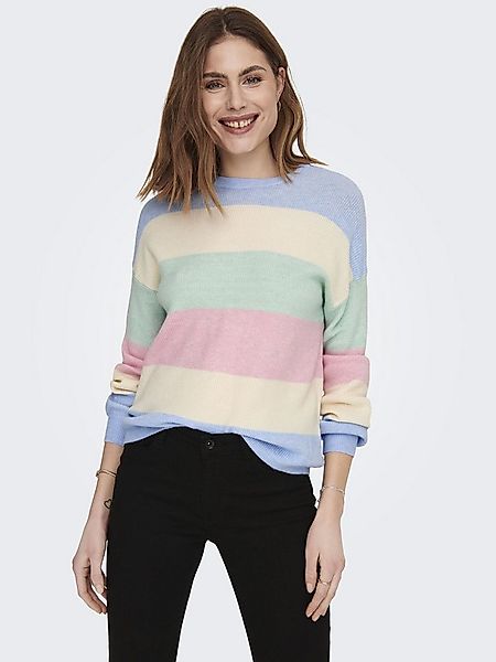 ONLY Strickpullover ONLATIA L/S STRIPE PULLOVER KNT NOOS Viskosemischung, r günstig online kaufen