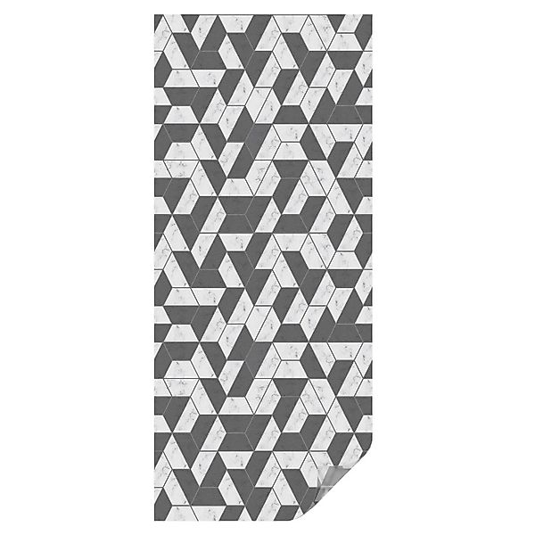 Tulup Buntglasfolie Geometrische Illusionen Buntglas Fensterfolie 50x116 cm günstig online kaufen