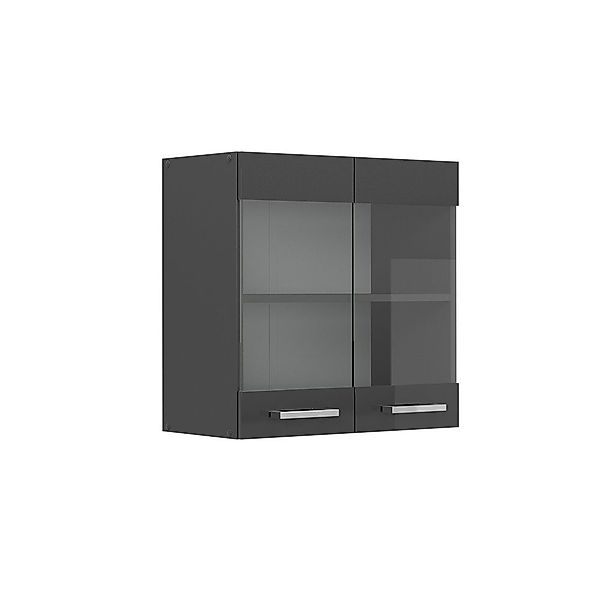 Vicco Glashängeschrank R-Line, Anthrazit Hochglanz/Anthrazit, 60 günstig online kaufen