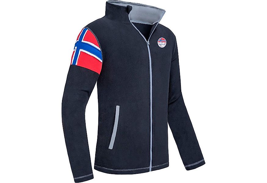 Nebulus Fleecejacke REAL, P6721 - Herren, schwarz-grau, M günstig online kaufen