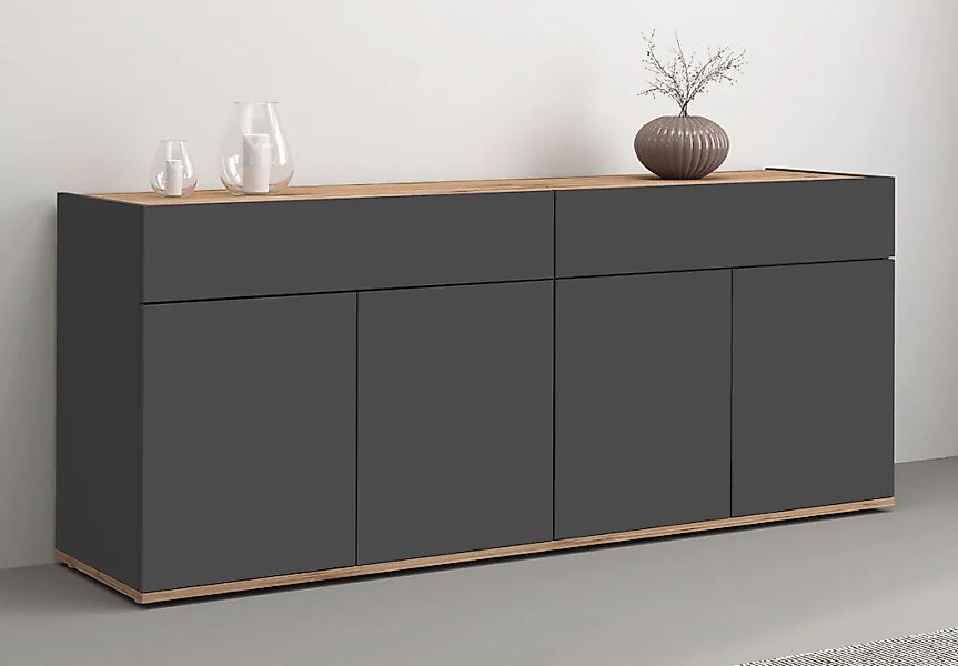 OTTO home "Garda Kommode, Schrank, 4 Türen mit Push-to-Open, Made in Italy" günstig online kaufen