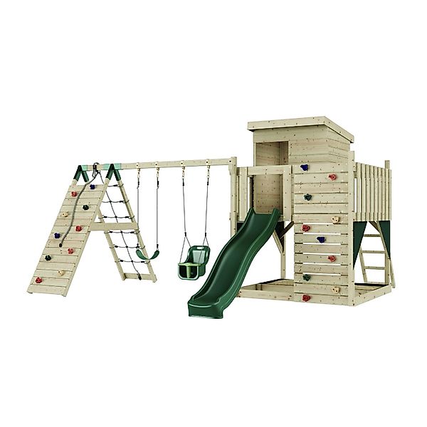 PolarPlay Spielturm Frida, mit Babyschaukel, Eisblau günstig online kaufen