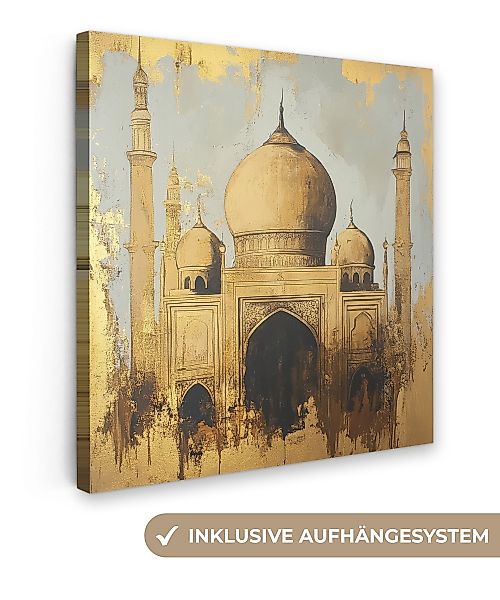 OneMillionCanvasses® Leinwandbild Moschee - Gold - günstig online kaufen