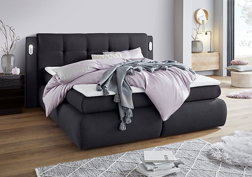 COLLECTION AB Boxspringbett Borna, inklusive Bettkasten, günstig online kaufen