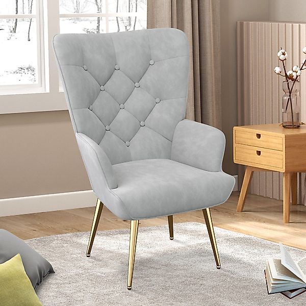 HawthyHome Polsterstuhl Eleganter Polstersessel, Schminktisch Stuhl günstig online kaufen