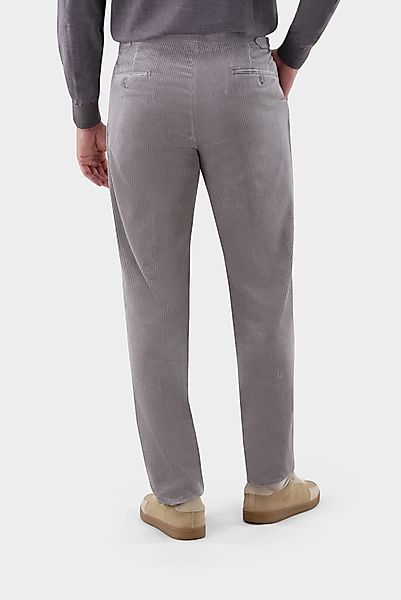 Kordhose mit Bundfalte Slim Fit günstig online kaufen