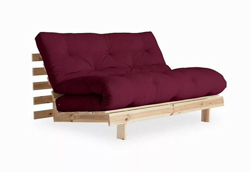 Karup Design 2-Sitzer Schlafsofa ROOTS 140 cm Sofa Gestell Kiefer Massivhol günstig online kaufen