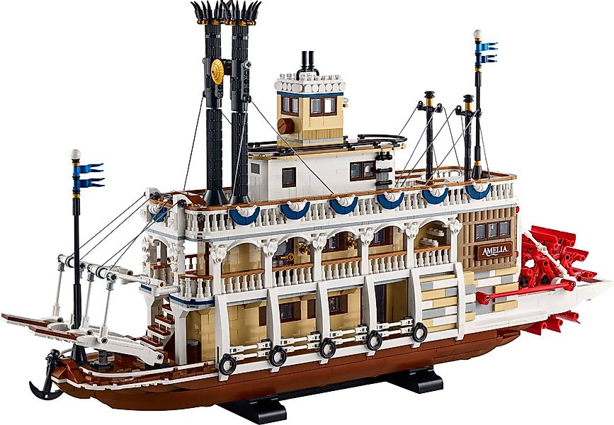 LEGO® Ideas 21356 Flussraddampfer Spielbausteine, (Set, günstig online kaufen