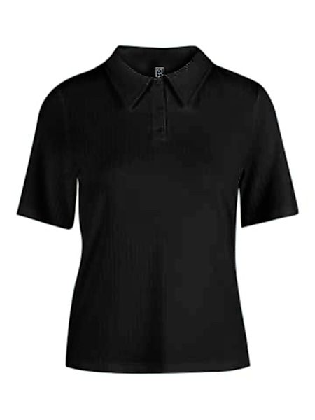 PIECES Pckylie Polo Shirt Damen Schwarz günstig online kaufen