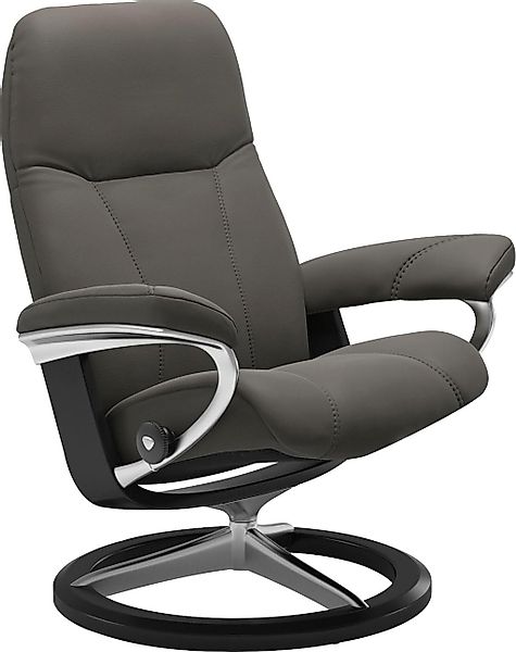 Stressless Relaxsessel "Consul" mit Signature Base, Größe M, Gestell Schwar günstig online kaufen