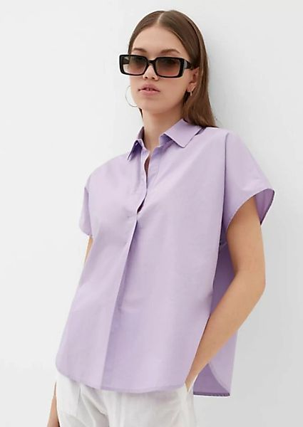 QS Kurzarmbluse Blusenshirt im Boxy-Fit günstig online kaufen