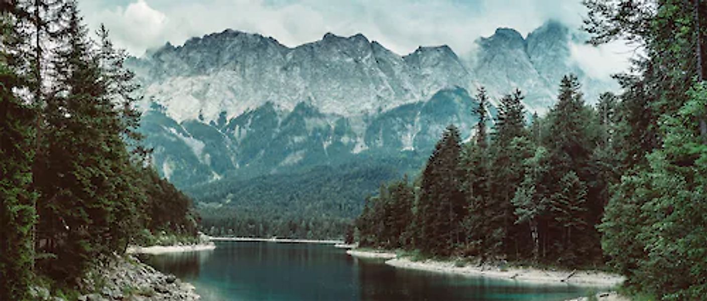 Bönninghoff Leinwandbild, Berge-Landschaft-See-Seebilder-Natur-Waldbilder-W günstig online kaufen