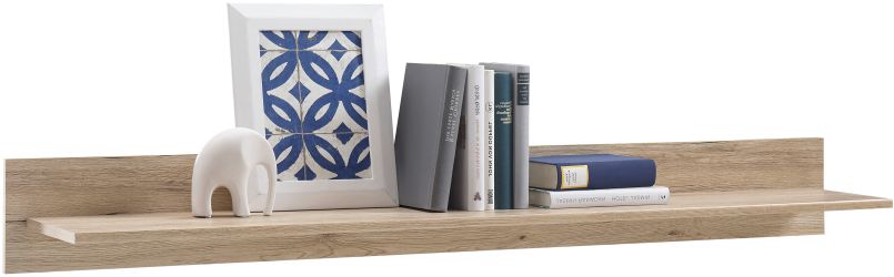 HBZ Wandboard "Romance" 1 Stk. tlg. Eiche San Remo hell, Regal schwebend bi günstig online kaufen