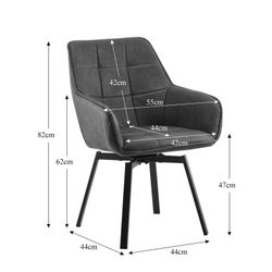 Ofcasa Esszimmerstuhl Kunstlederstühle (4er Set), Gepolsterter günstig online kaufen