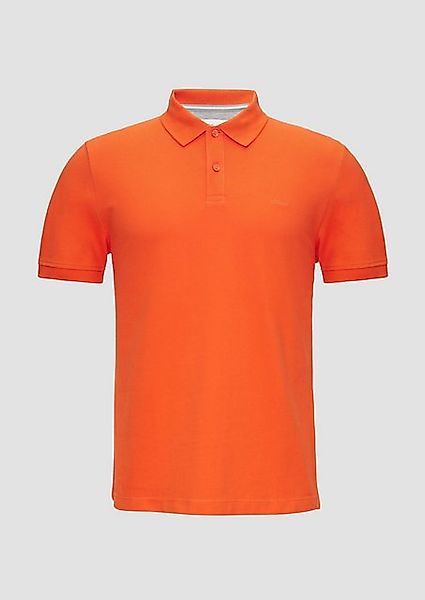 s.Oliver Kurzarmshirt Poloshirt aus Baumwollpiqué Stickerei günstig online kaufen