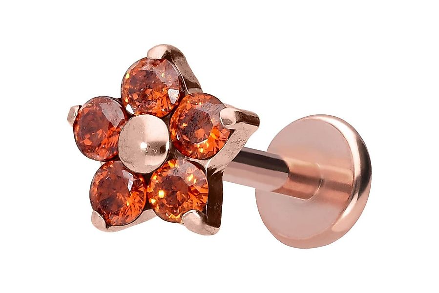 PIERCINGLINE Piercing-Set Titan Labret mit Push günstig online kaufen