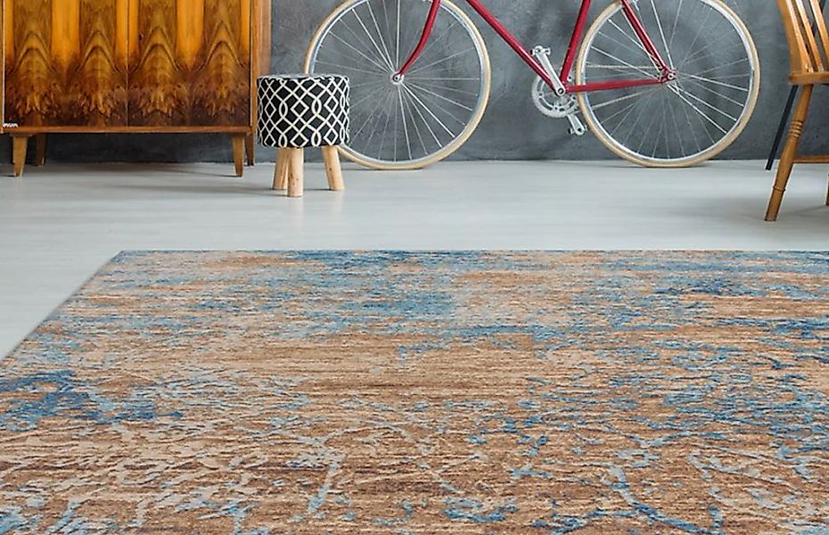 my home Teppich "Tabita" rechteckig 8 mm Höhe Wohnzimmer günstig online kaufen