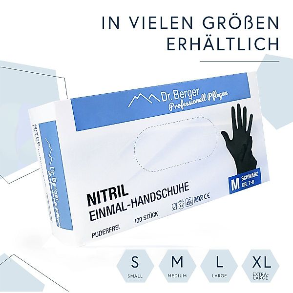 Dr. Berger Einweghandschuhe Nitril Einmalhandschuhe latex- günstig online kaufen