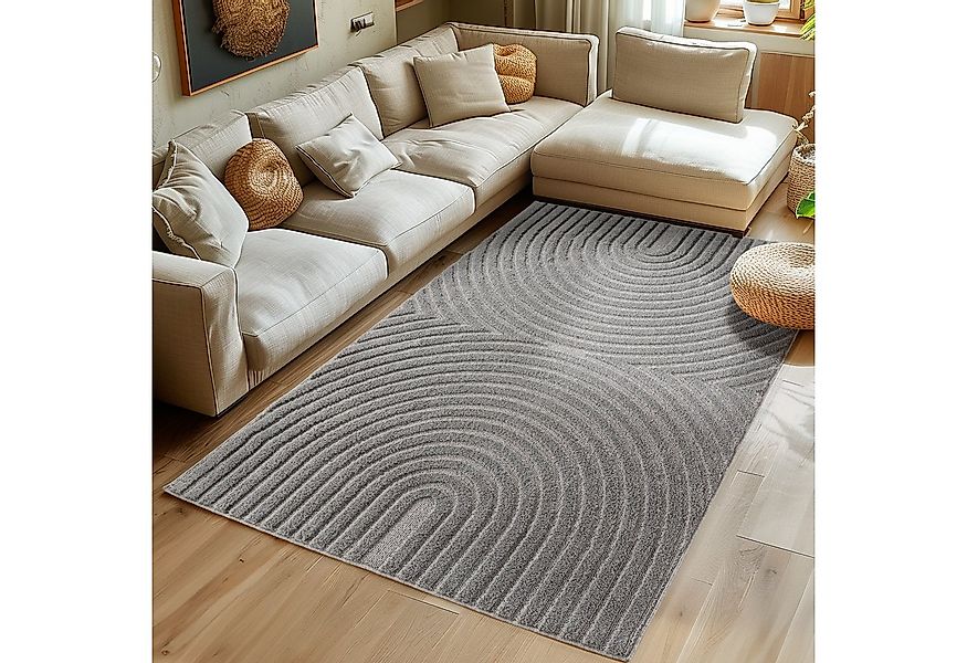 SIMPEX24 Designteppich Boho Design, Rechteckig, Höhe: 8 mm, Teppich Wohnzim günstig online kaufen