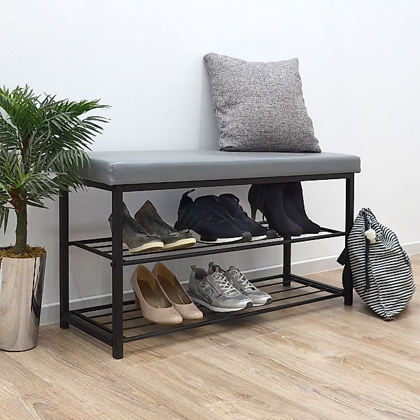 DuneDesign Schuhregal Schuhregal Schuhbank offener Schuhschrank günstig online kaufen