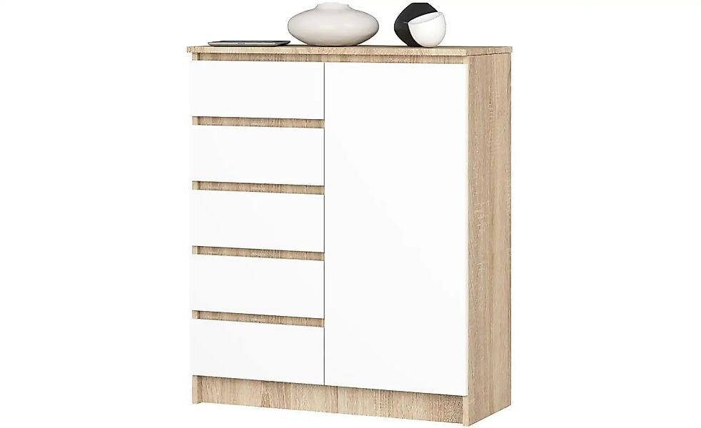 Highboard 80 cm breit Kuran ¦ mehrfarbig ¦ Maße (cm): B: 80 H: 97 Kommoden günstig online kaufen