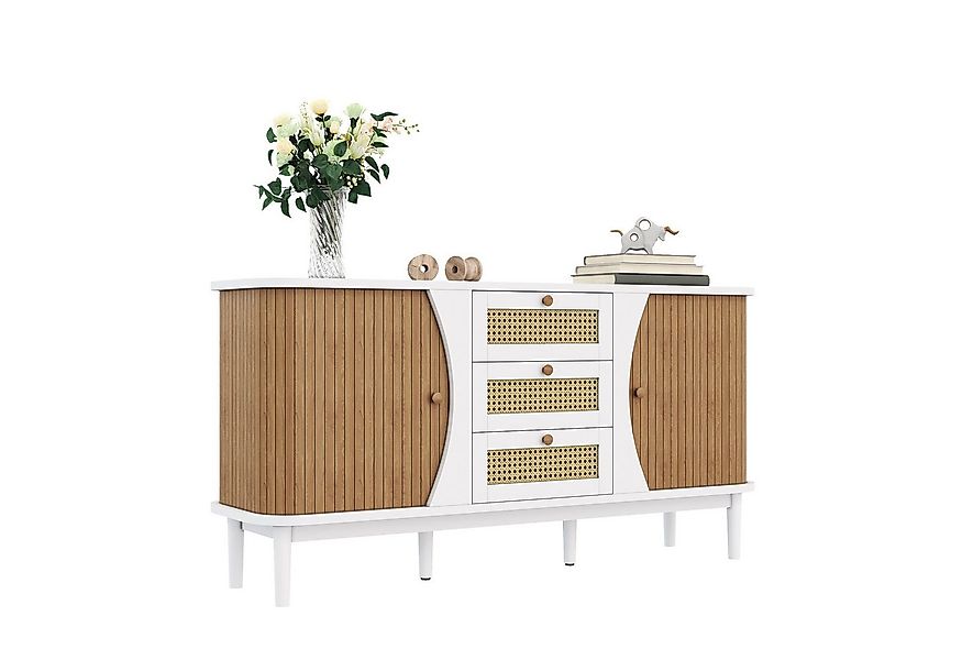 OKWISH Sideboard mit viel Stauraum (Kommode, Anrichte, Wohnzimmerschrank, H günstig online kaufen