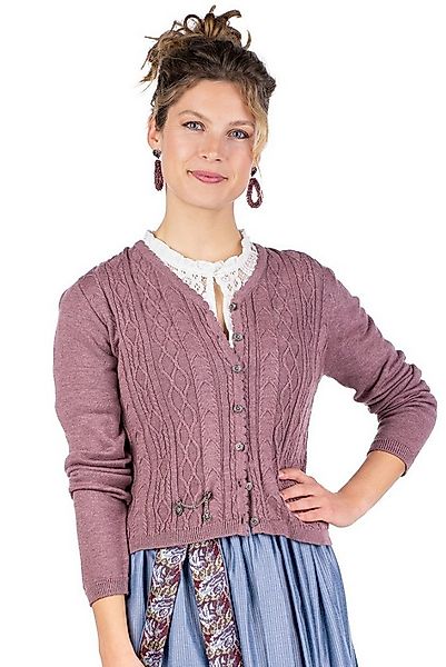 Spieth & Wensky Trachtenstrickjacke Trachten Strickjacke - FÜGEN - rosa günstig online kaufen