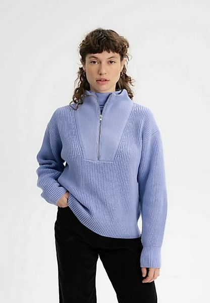 MELA Strickpullover Rippstrick Troyer KIMAYA clean günstig online kaufen